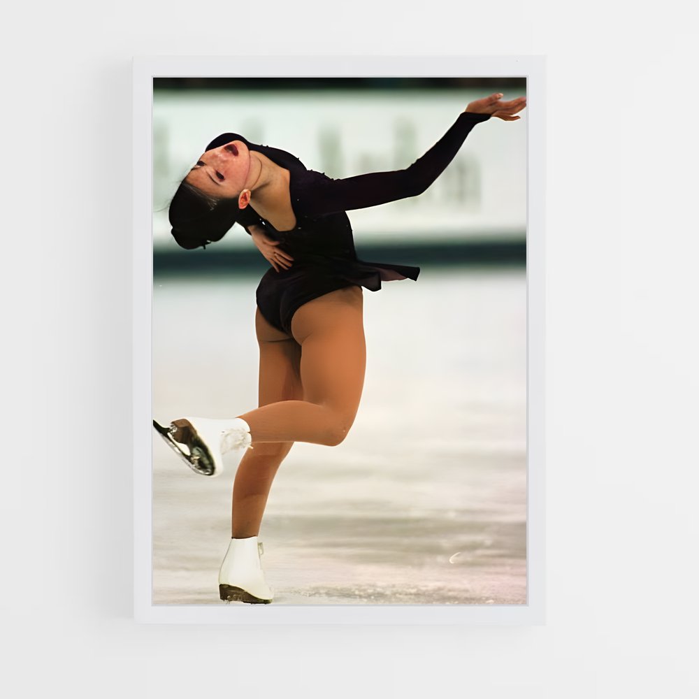 Poster Grace en Noir – affiche Patinage artistique (vue 3)